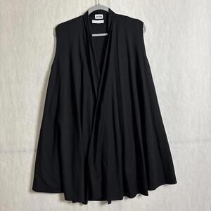 Bryn Walker Women's XS Black Modal Blend Sleeveless Long Stretch Cardigan